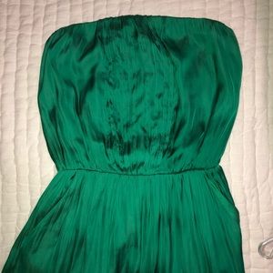 Green Romper- cute to wear to wedding or event!